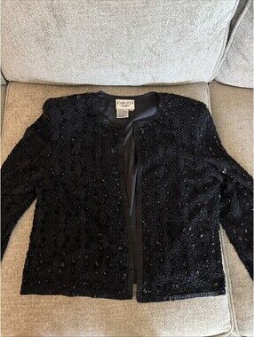 Joan Leslie Sequence Jacket 100 & Silk Size Xl